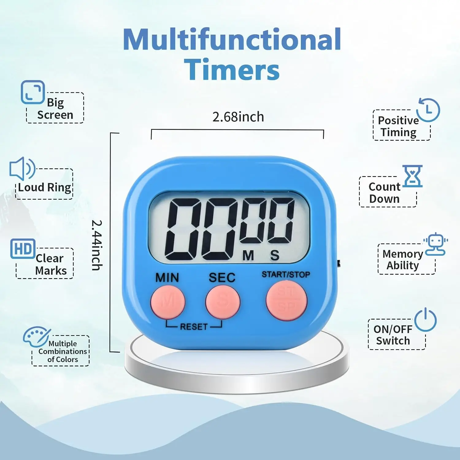 Magnetic Kitchen Timer Digital - Baking Kitchen Set Up reseña y precio