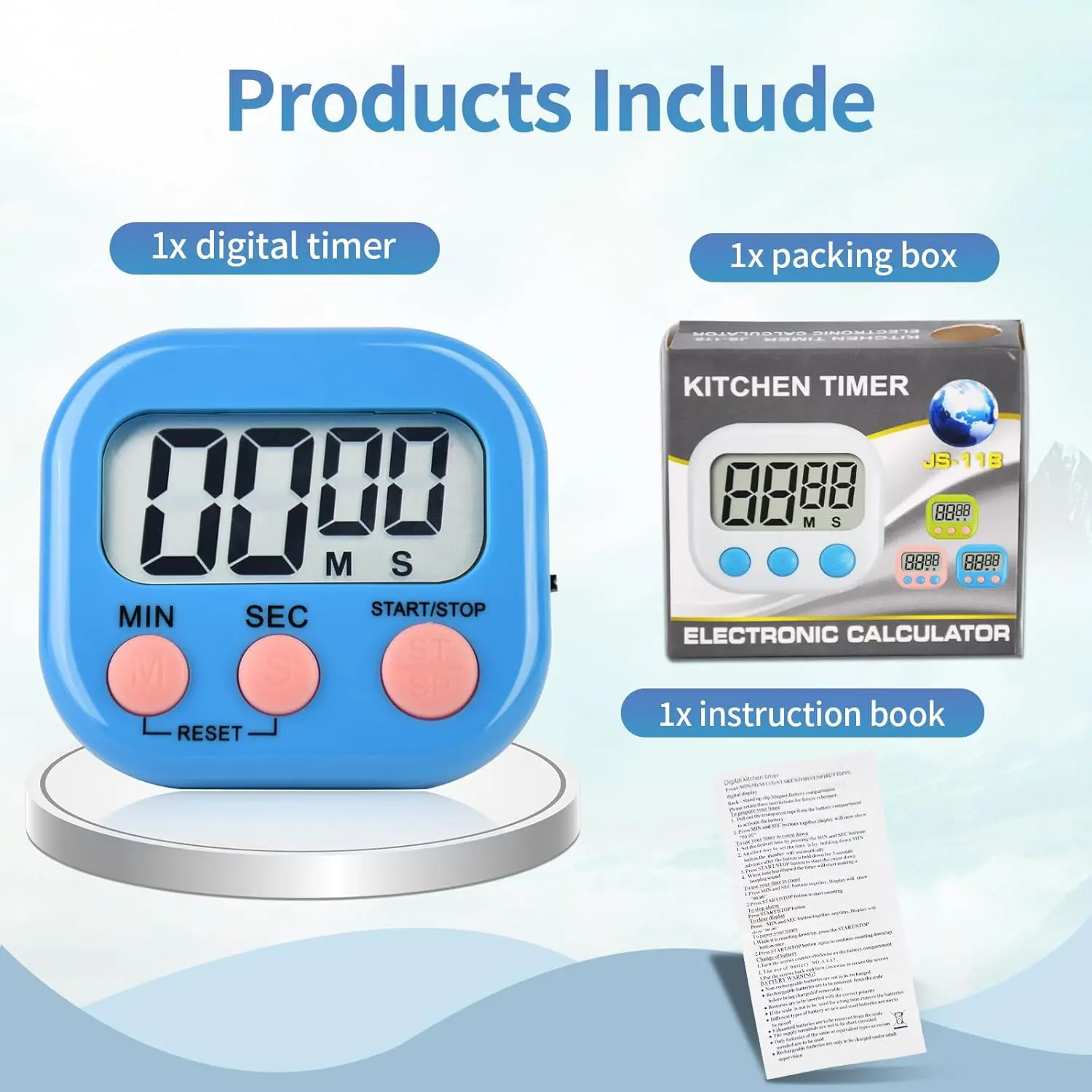 Magnetic Kitchen Timer Digital - Baking Kitchen Set Up reseña y precio