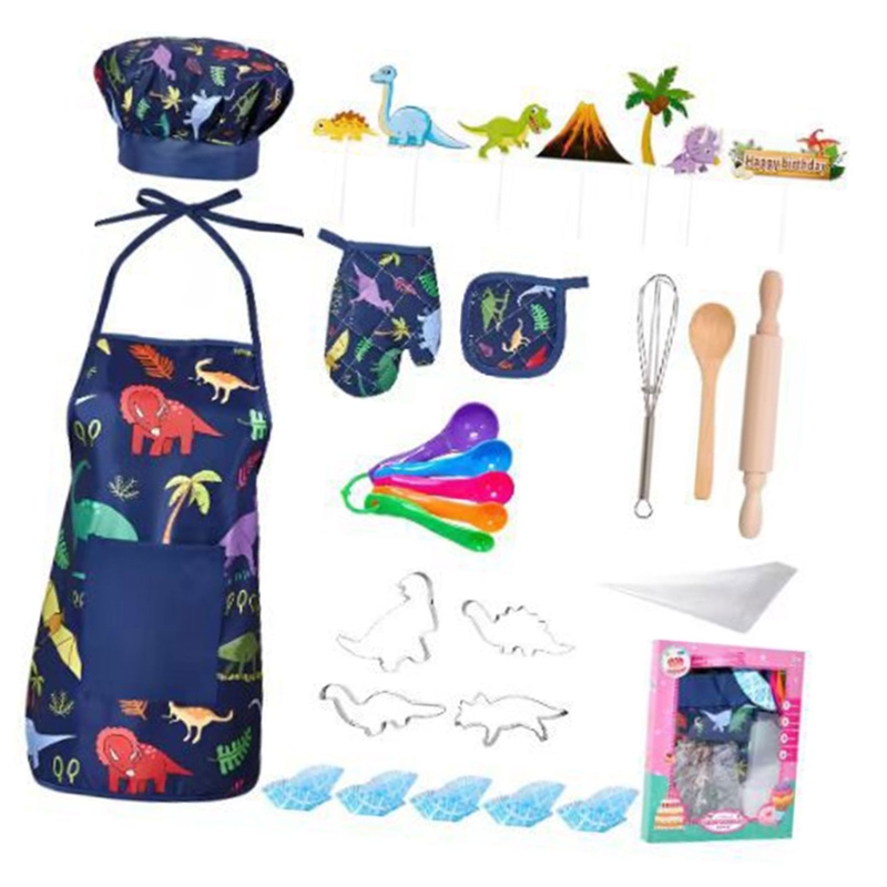 30 Piece Plastic Cooking Toy S - Baking Kitchen Set Up reseña y precio