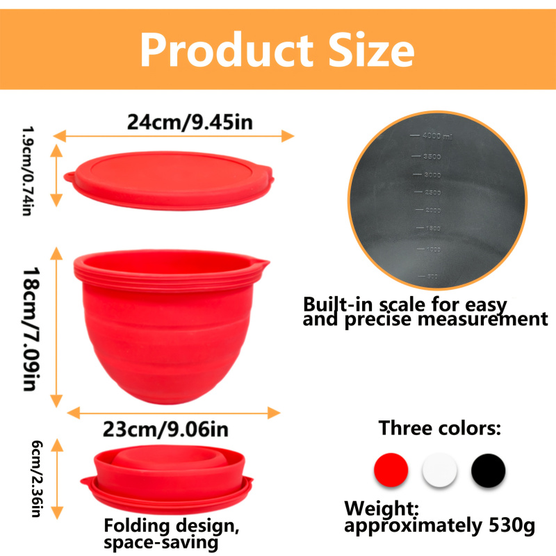 Foldable silicone bowl liner f - Baking Kitchen Set Up reseña y precio
