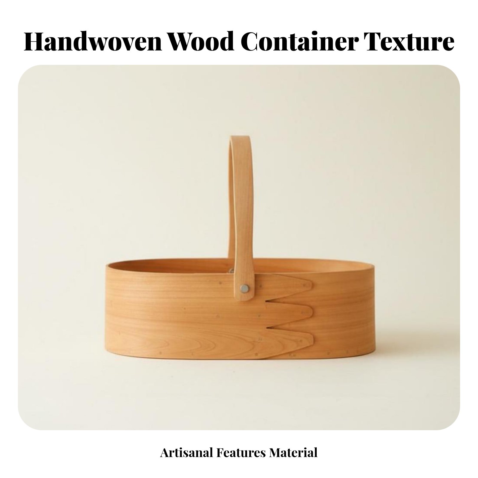 Handled Wood Chip Container Ja - Kitchen Design For Baking reseña y precio